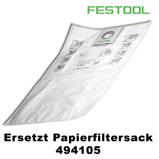 FESTOOL Filtersack FIS CTL MIDI 5x # 494105 # 494 105